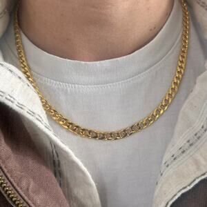 Y2K Gold 18K Plated Cuban Chain Necklace